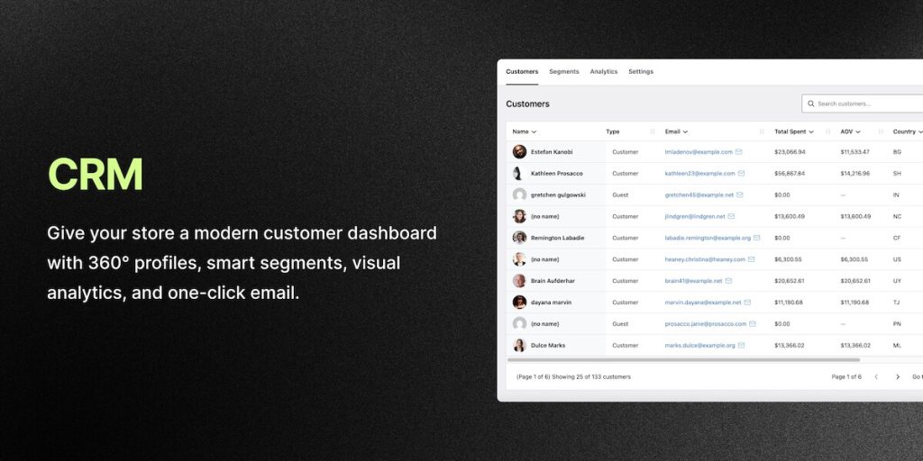 CRM for WooCommerce